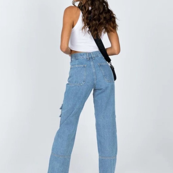 (B12) Lioness Stacey Jeans in Denim Blue, Size Medium - Picture 4 of 14